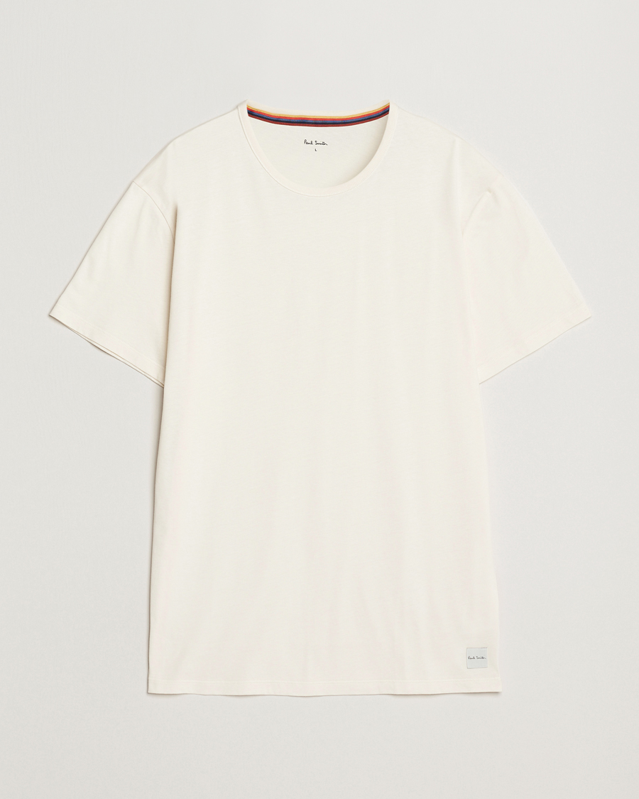 Men | T-Shirts | Paul Smith | Artist Rib Crew Neck T-Shirt White
