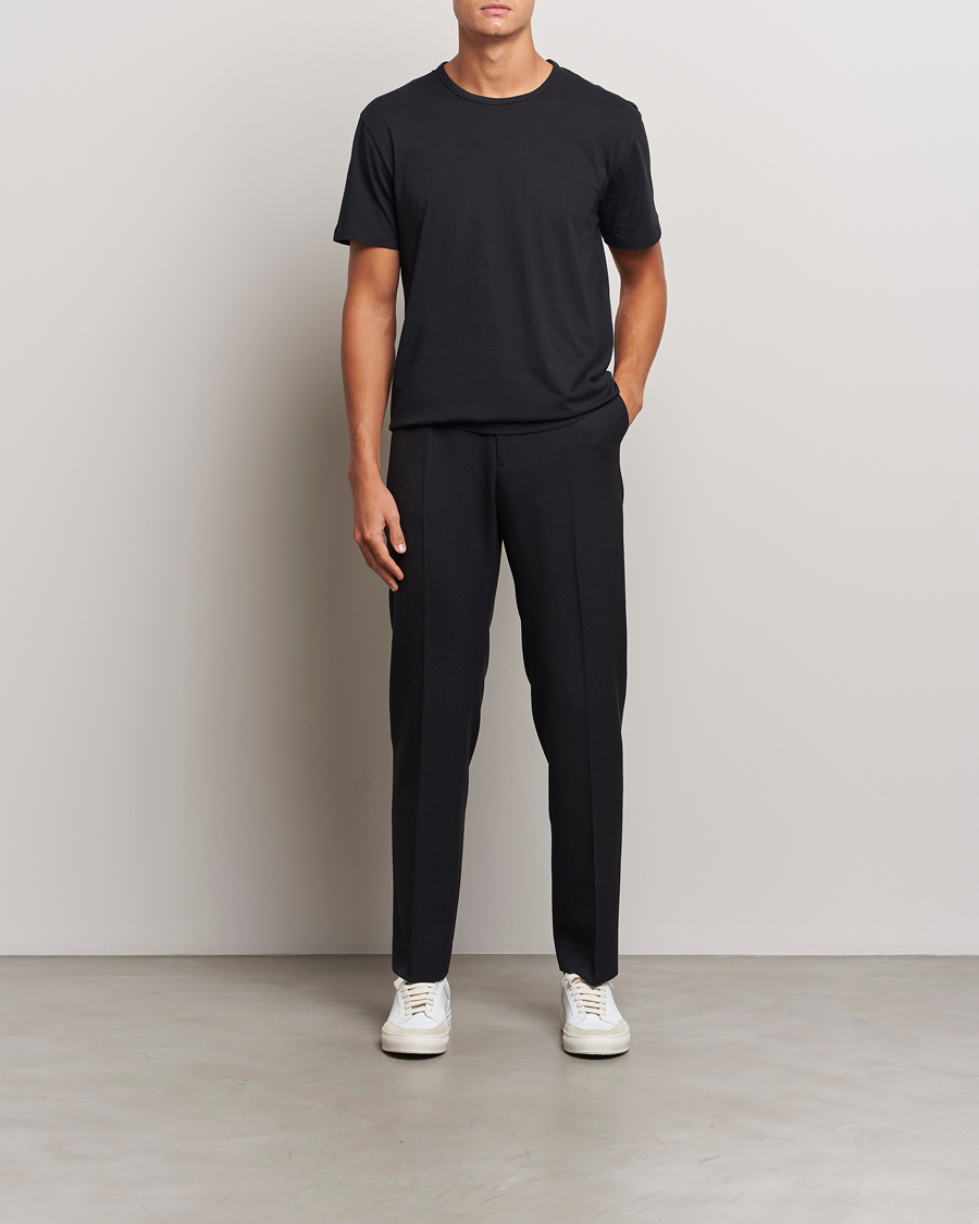 Men | T-Shirts | Paul Smith | Artist Rib Crew Neck T-Shirt Black