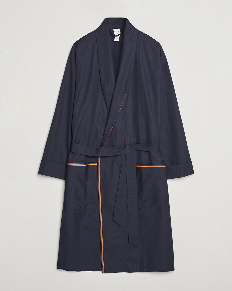 Men | Paul Smith Stripe Cotton Gown Navy | Paul Smith | Stripe Cotton Gown Navy