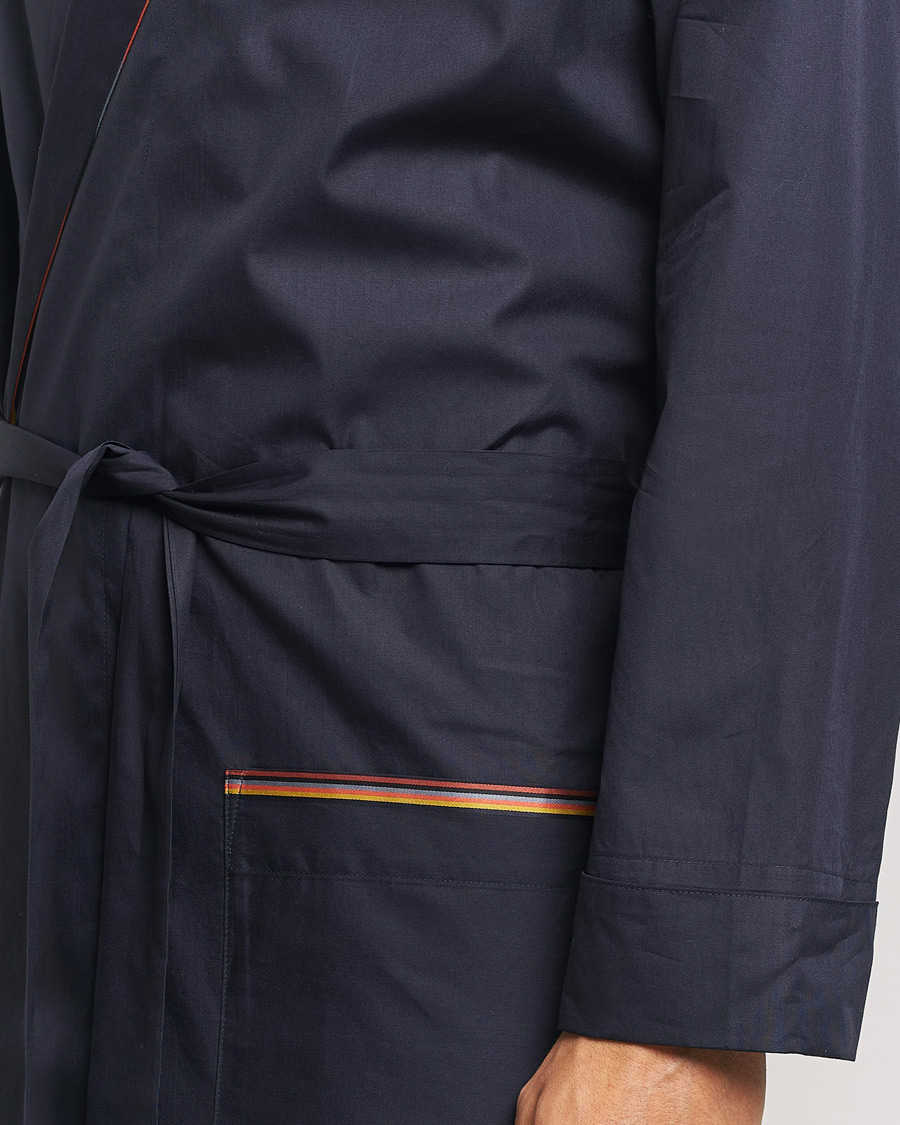 Men | Paul Smith Stripe Cotton Gown Navy | Paul Smith | Stripe Cotton Gown Navy