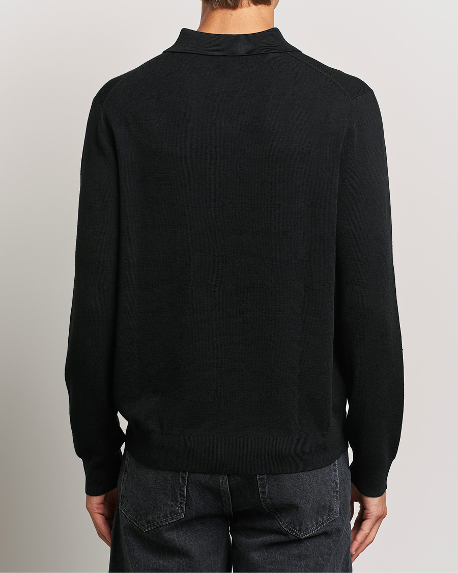 Men | Sweaters & Knitwear | Paul Smith | Merino Knitted Polo Black