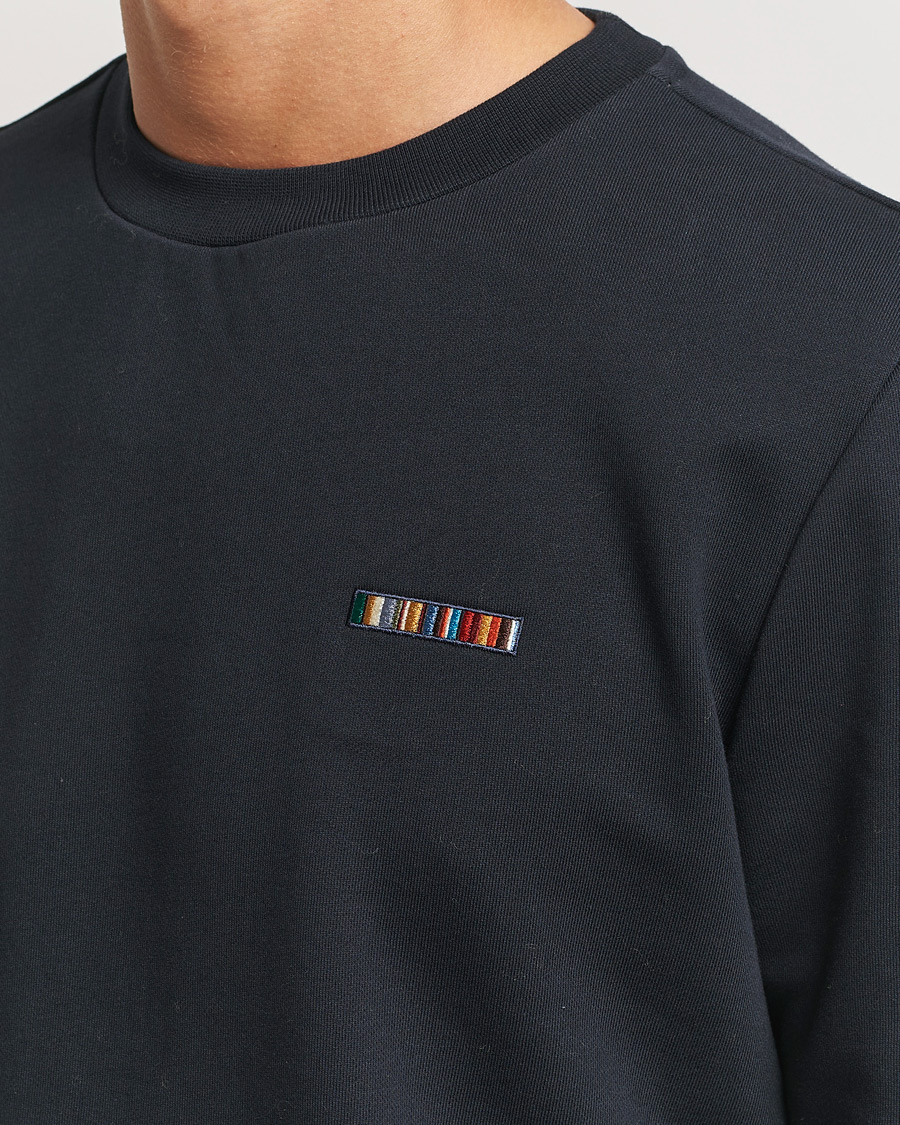 Men | Sweaters & Knitwear | Paul Smith | Embroidery Crew Neck Sweatshirt Navy
