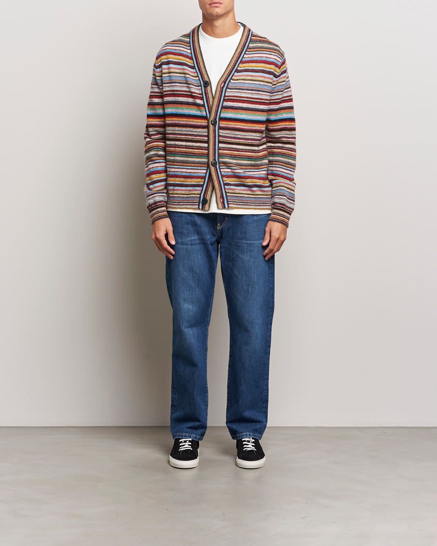 Men | Sweaters & Knitwear | Paul Smith | Striped Wool Cardigan Multi