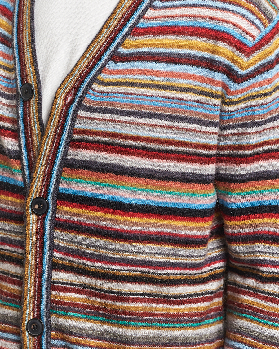 Men | Sweaters & Knitwear | Paul Smith | Striped Wool Cardigan Multi