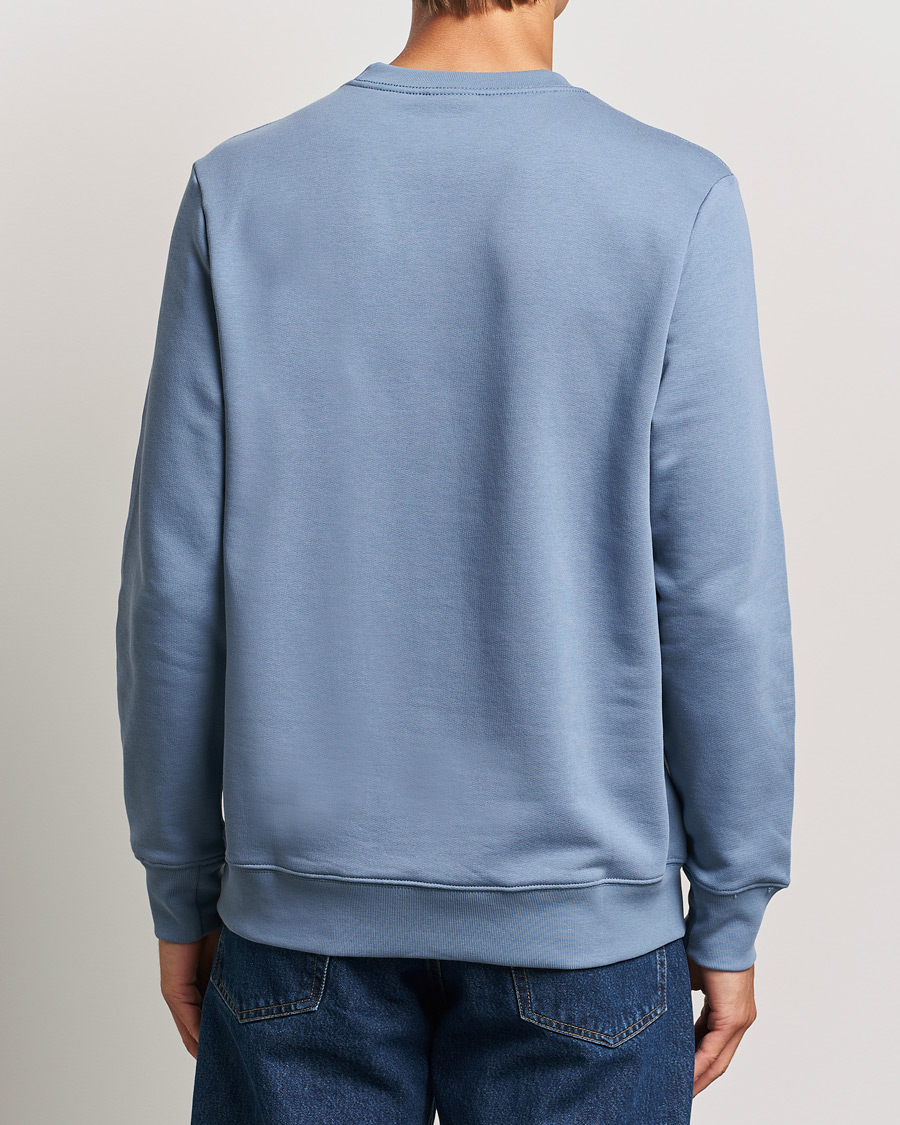 Men | Sweaters & Knitwear | PS Paul Smith | Zebra Organic Cotton Sweatshirt Blue