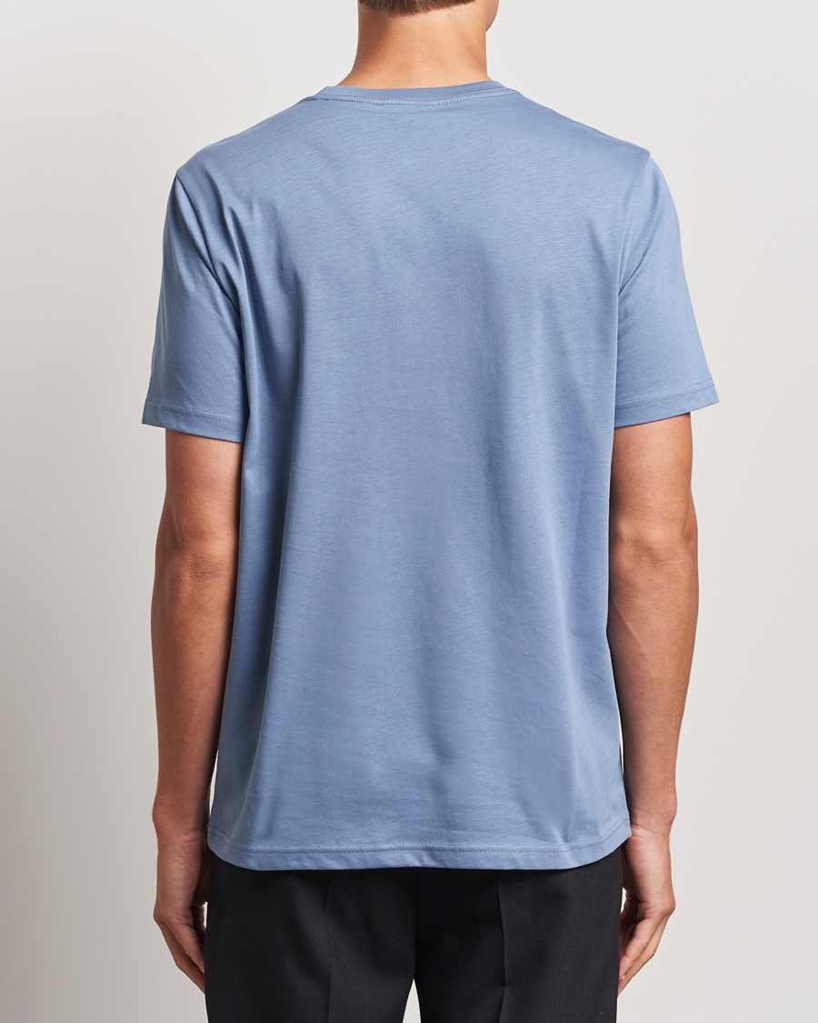 Men | T-Shirts | PS Paul Smith | Organic Cotton Zebra T-Shirt Blue