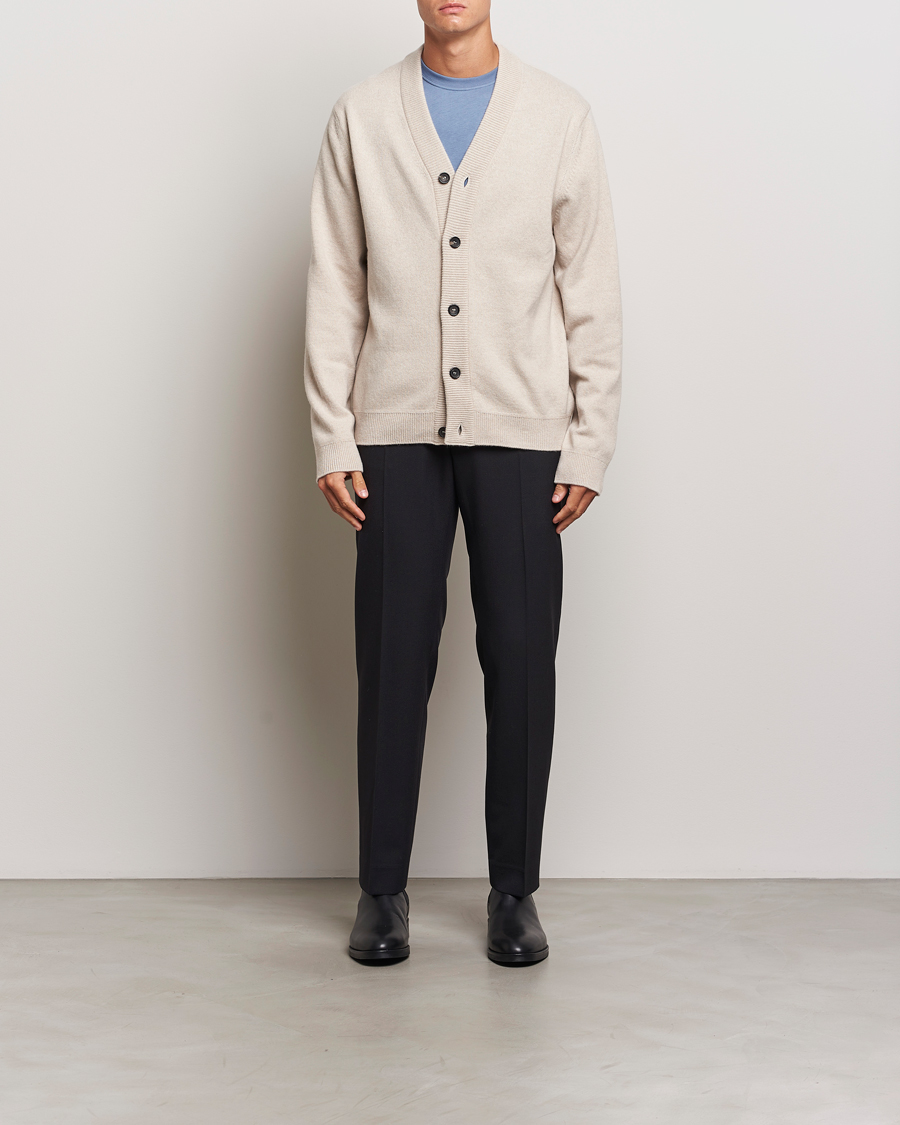 Men | Sweaters & Knitwear | PS Paul Smith | Merino Wool Cardigan Off White