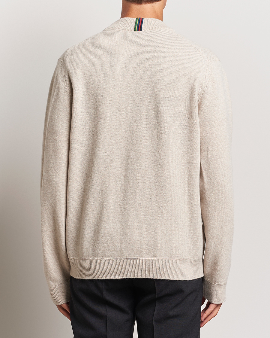 Men | Sweaters & Knitwear | PS Paul Smith | Merino Wool Cardigan Off White