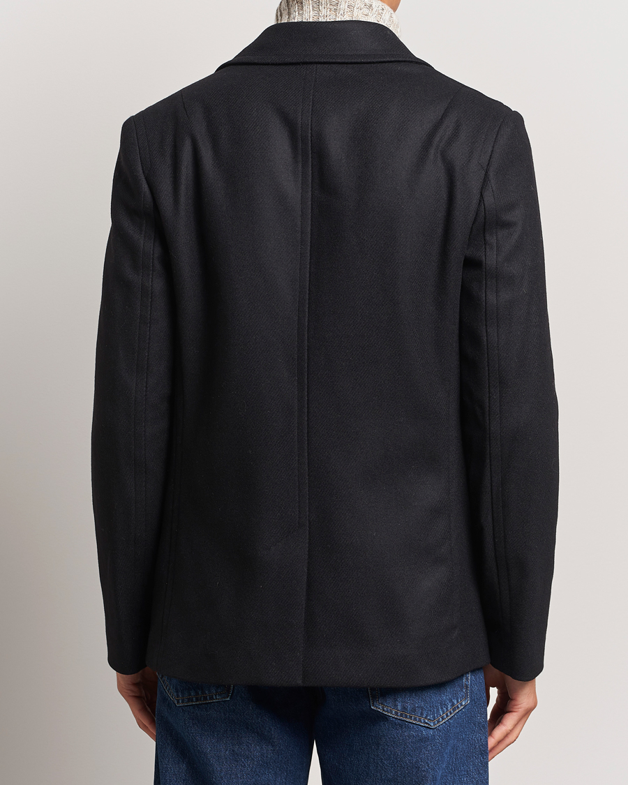 Men | Coats & Jackets | PS Paul Smith | Wool Peacoat Black