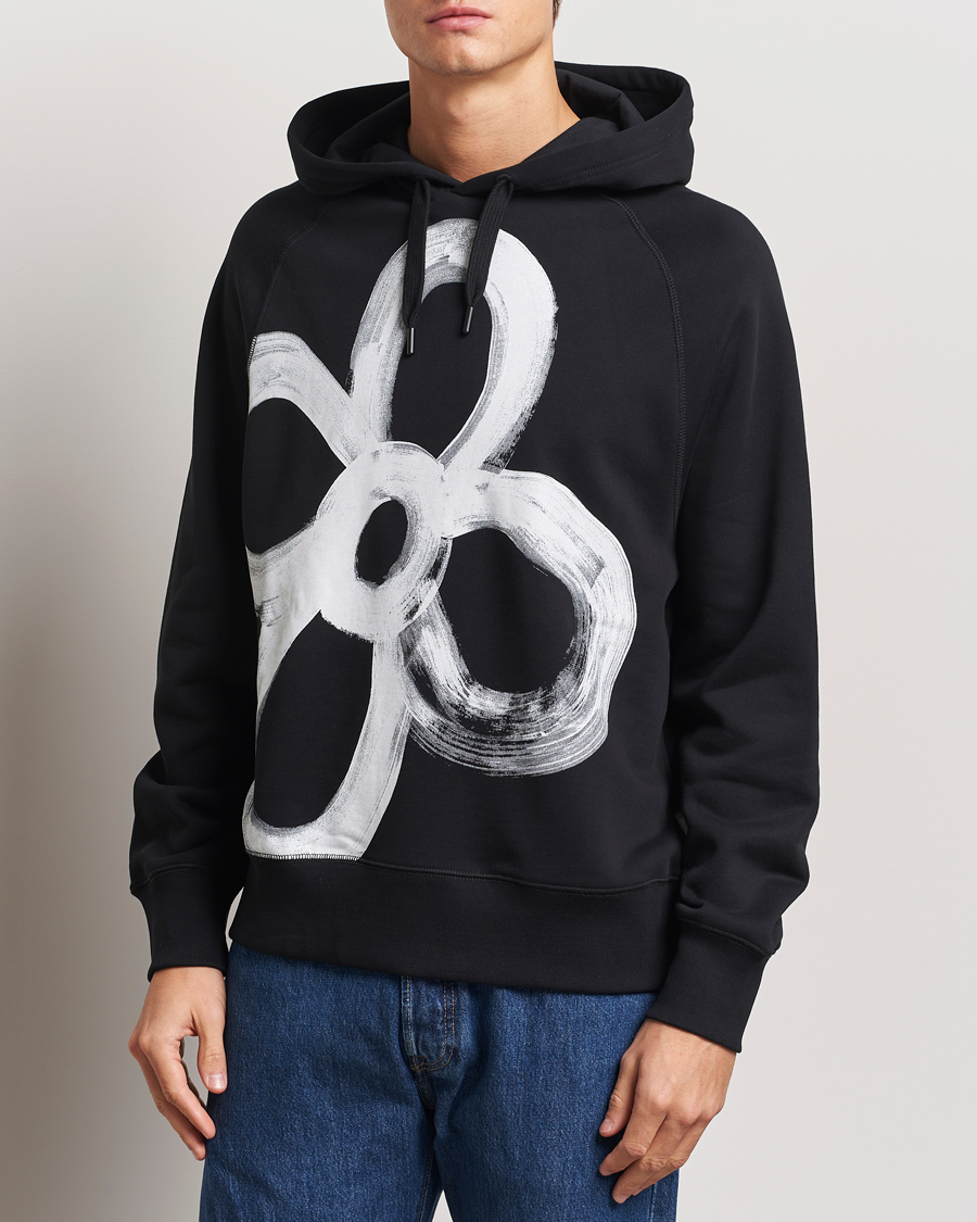 Men | Sweaters & Knitwear | PS Paul Smith | Happy Flower Hoodie Black