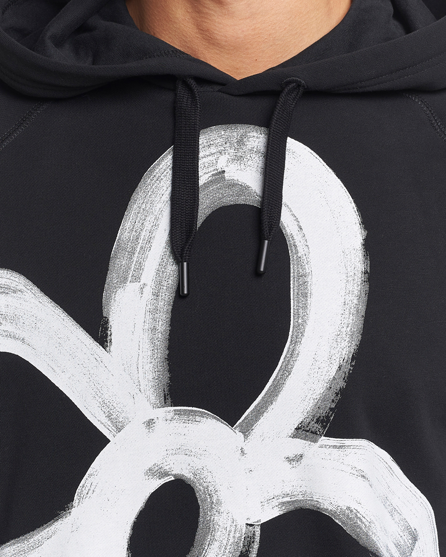 Men | Sweaters & Knitwear | PS Paul Smith | Happy Flower Hoodie Black
