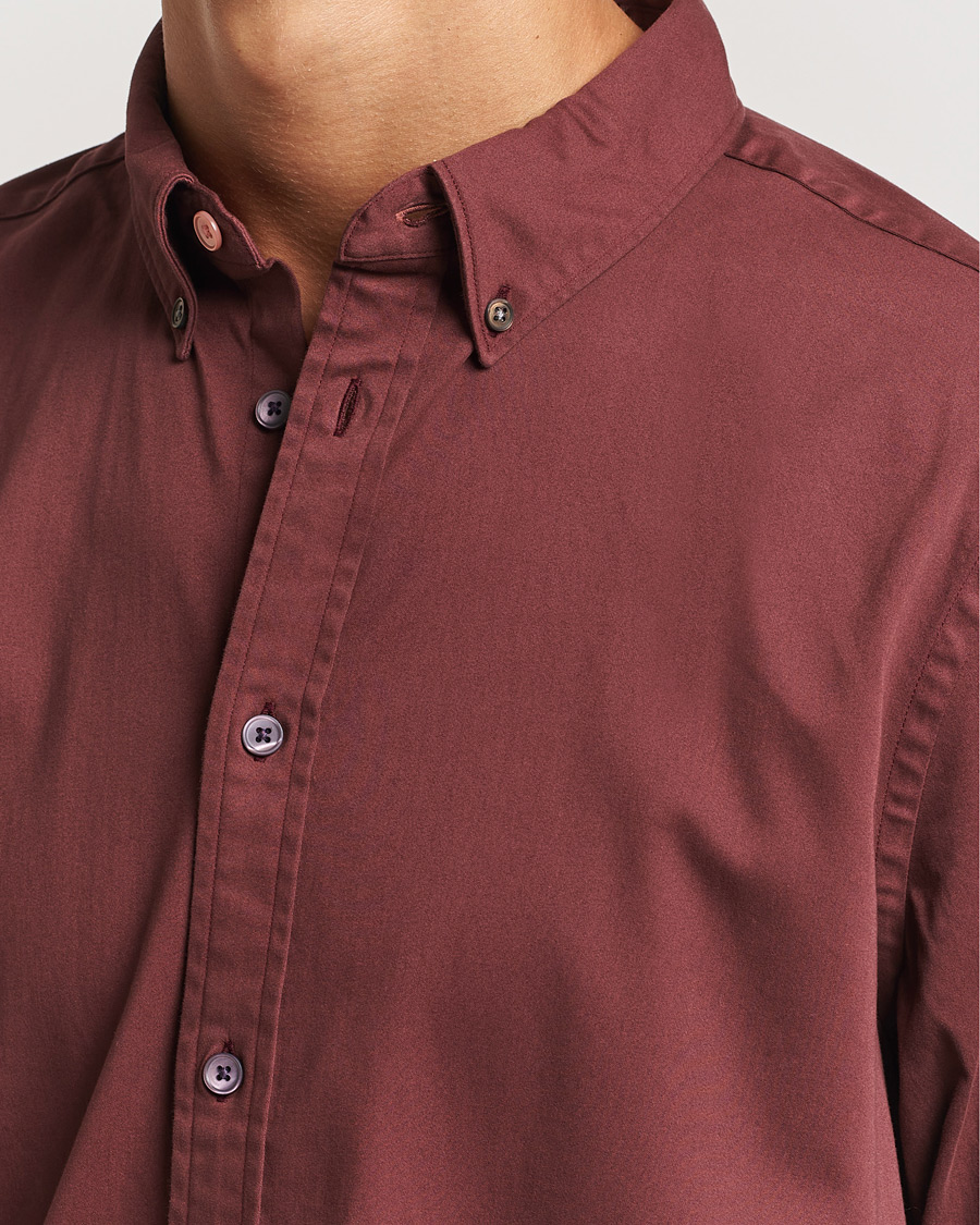 Men | Shirts | PS Paul Smith | Regular Fit Cotton Shirt Dark Red