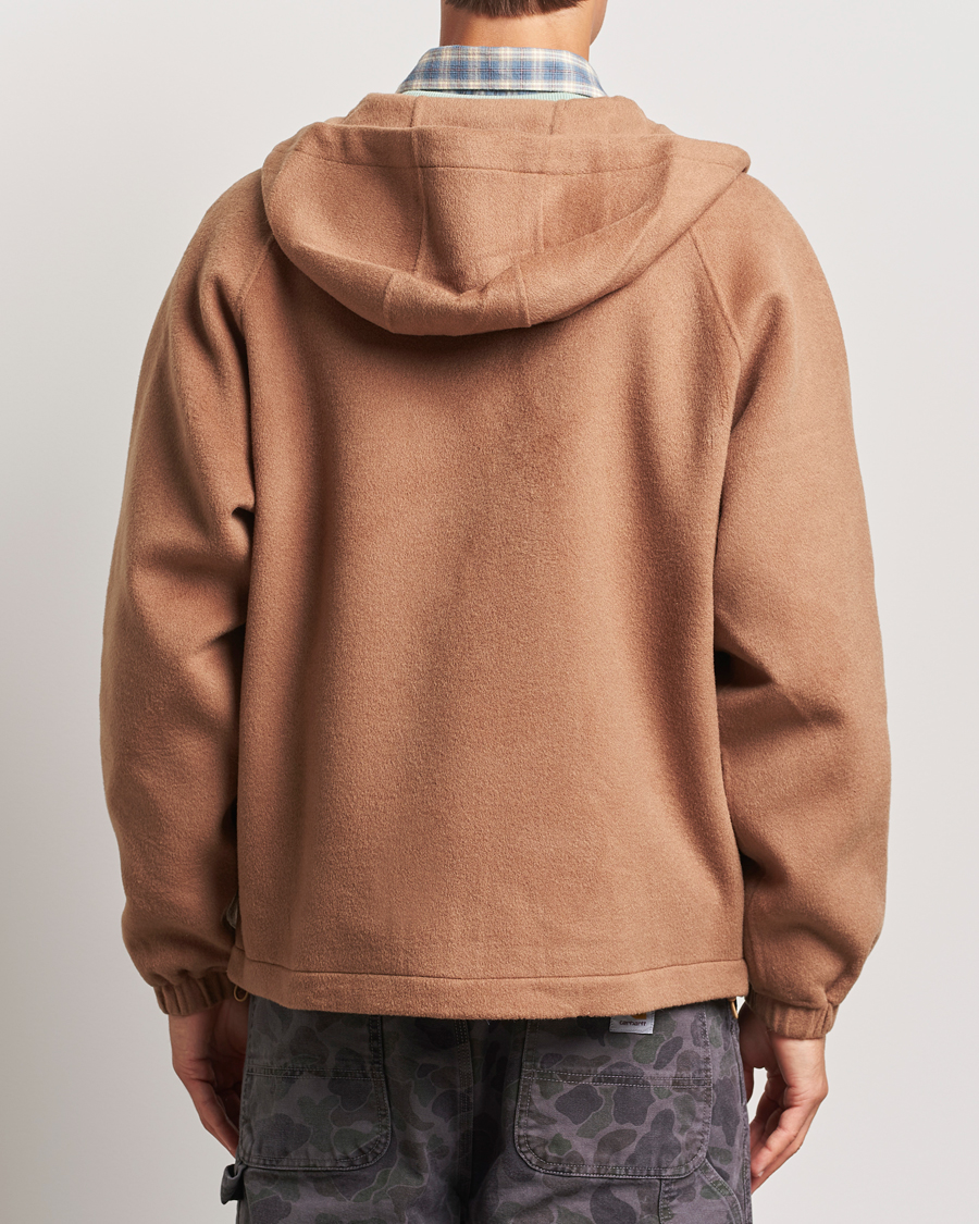 Men | Coats & Jackets | Drôle de Monsieur | La Veste Capuche Wool Camel