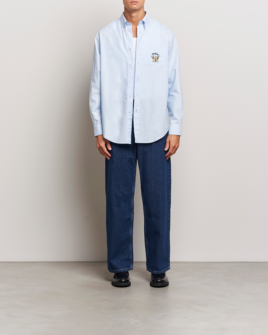 Men | Shirts | Drôle de Monsieur | Oxford Shirt Light Blue