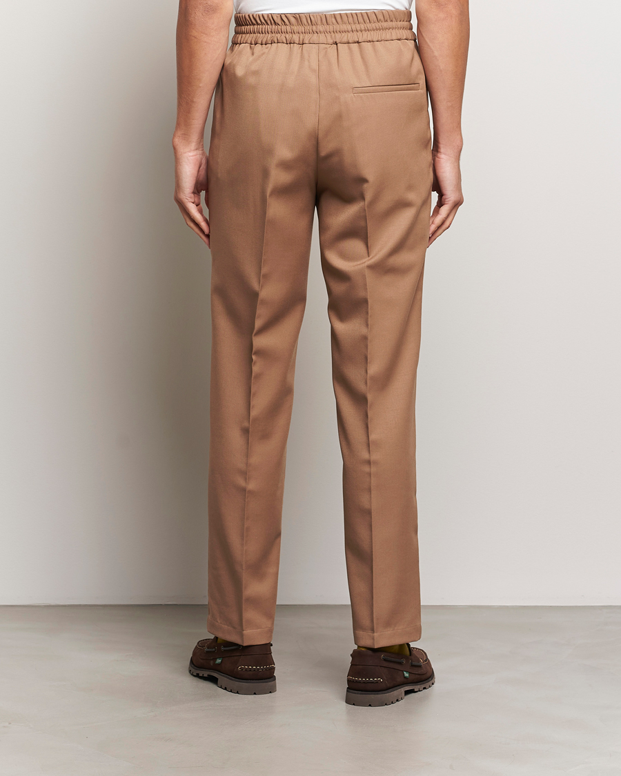 Men | Trousers | Drôle de Monsieur | Drawstring Trousers Brown
