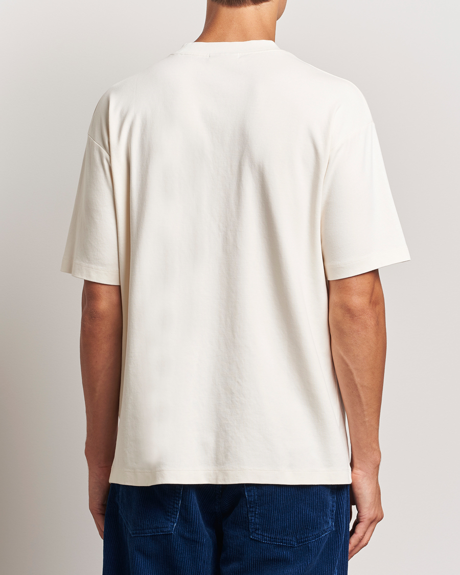 Men | T-Shirts | Drôle de Monsieur | Balade Printed T-Shirt Cream
