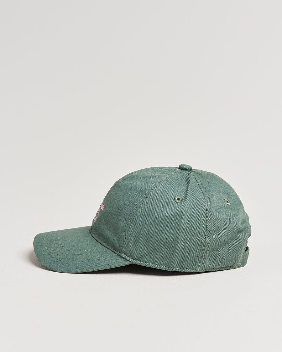 Men | Drôle de Monsieur Slogan Baseball Cap Water Green | Drôle de Monsieur | Slogan Baseball Cap Water Green