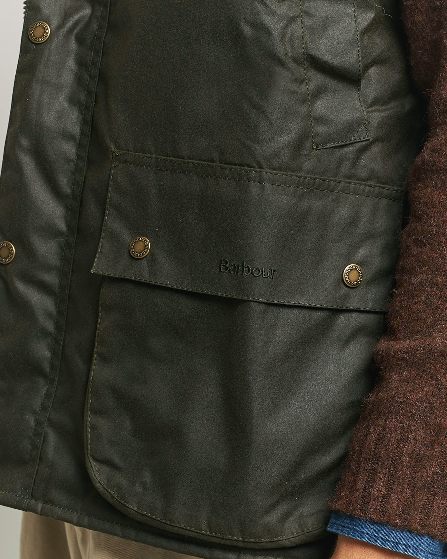 Men | Coats & Jackets | Baracuta | x Barbour Wax Gilet Olive