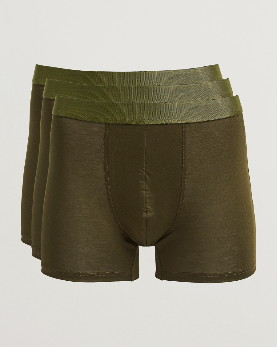 Men | Underwear & Socks | CDLP | 3-Pack Boxer Briefs Olive Green