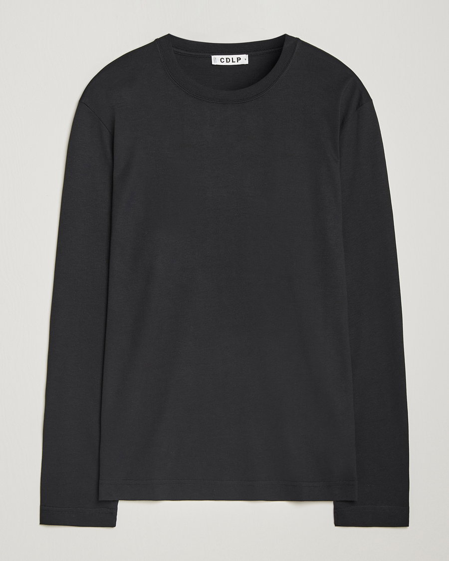 Men | T-Shirts | CDLP | Midweight Long Sleeve T-Shirt Black