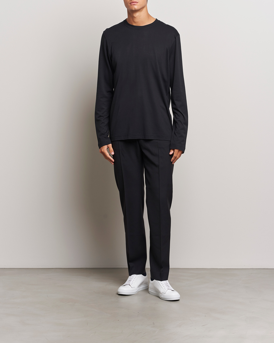 Men | T-Shirts | CDLP | Midweight Long Sleeve T-Shirt Black