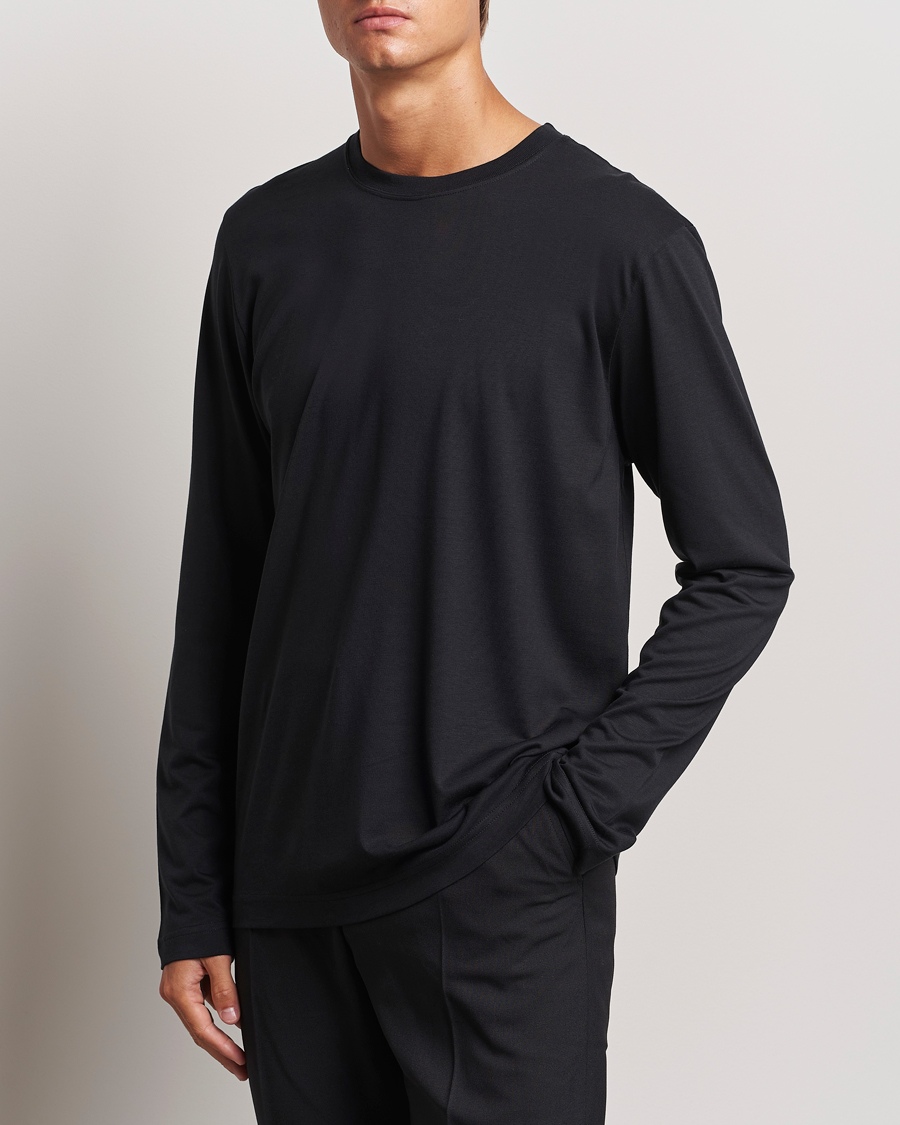 Men | T-Shirts | CDLP | Midweight Long Sleeve T-Shirt Black