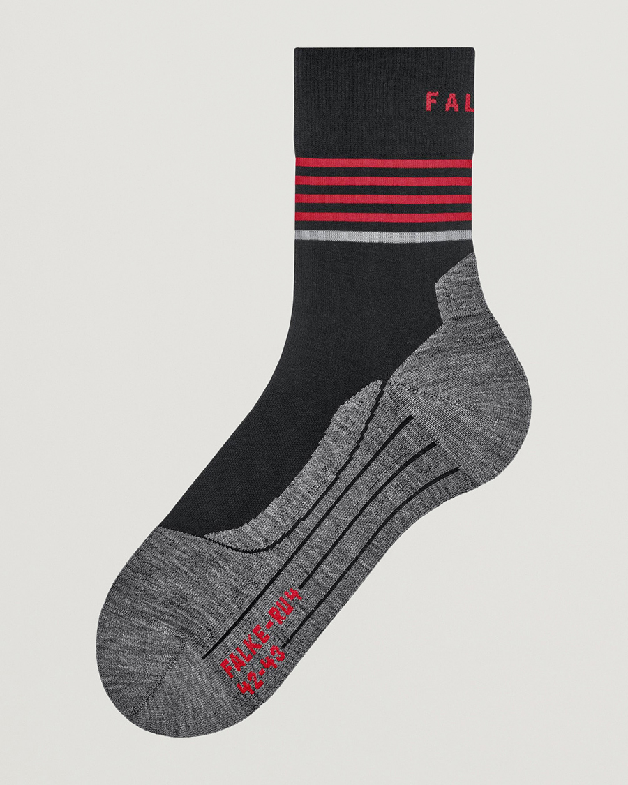 Men | Underwear & Socks | Falke Sport | RU4 Endurance Reflect Running Socks Black