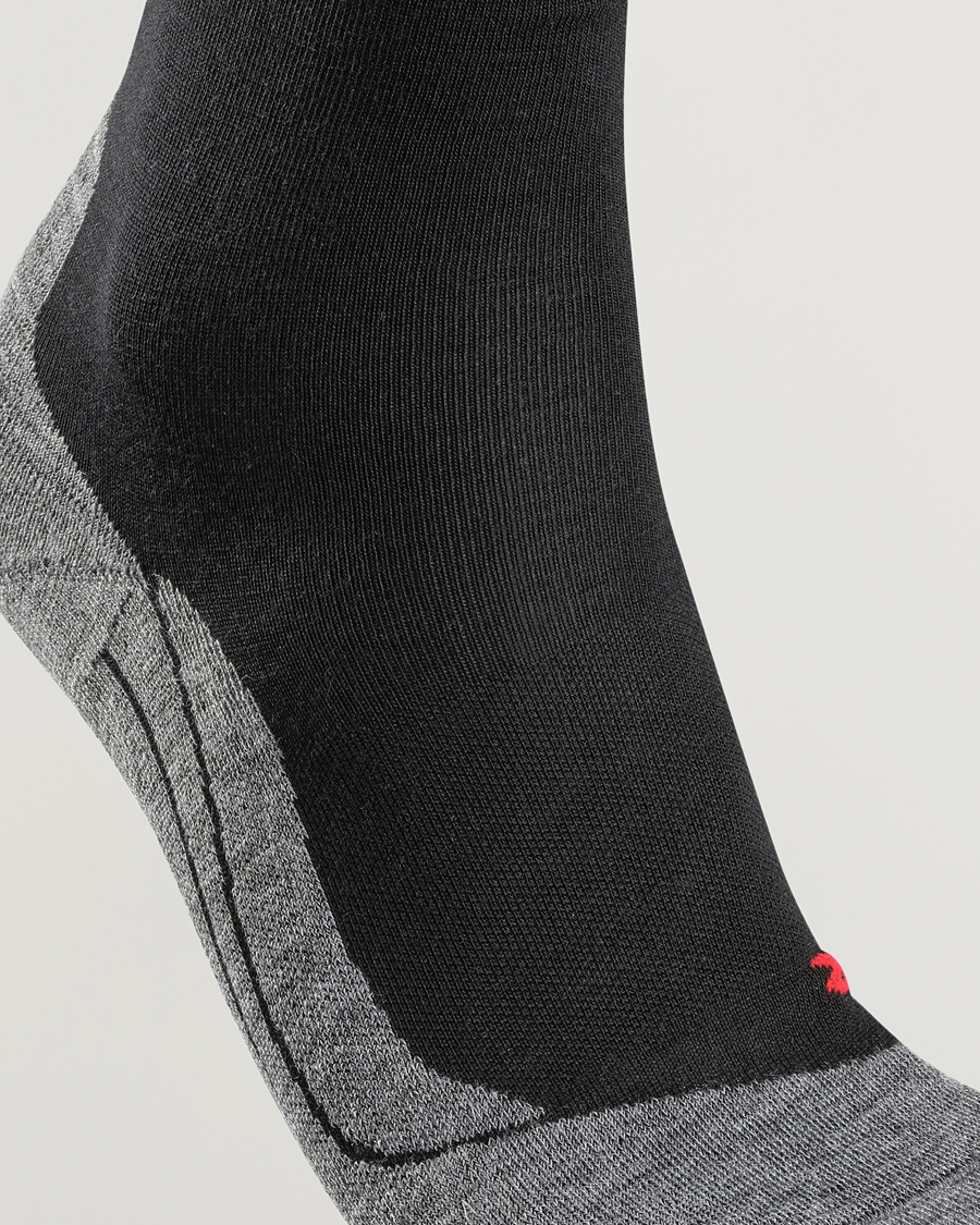 Men | Underwear & Socks | Falke Sport | RU4 Endurance Wool Running Socks Black Mix