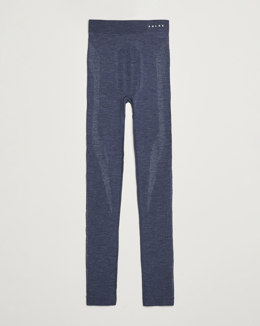 Men | Underwear & Socks | Falke Sport | Wool Tech Tights Space Blue