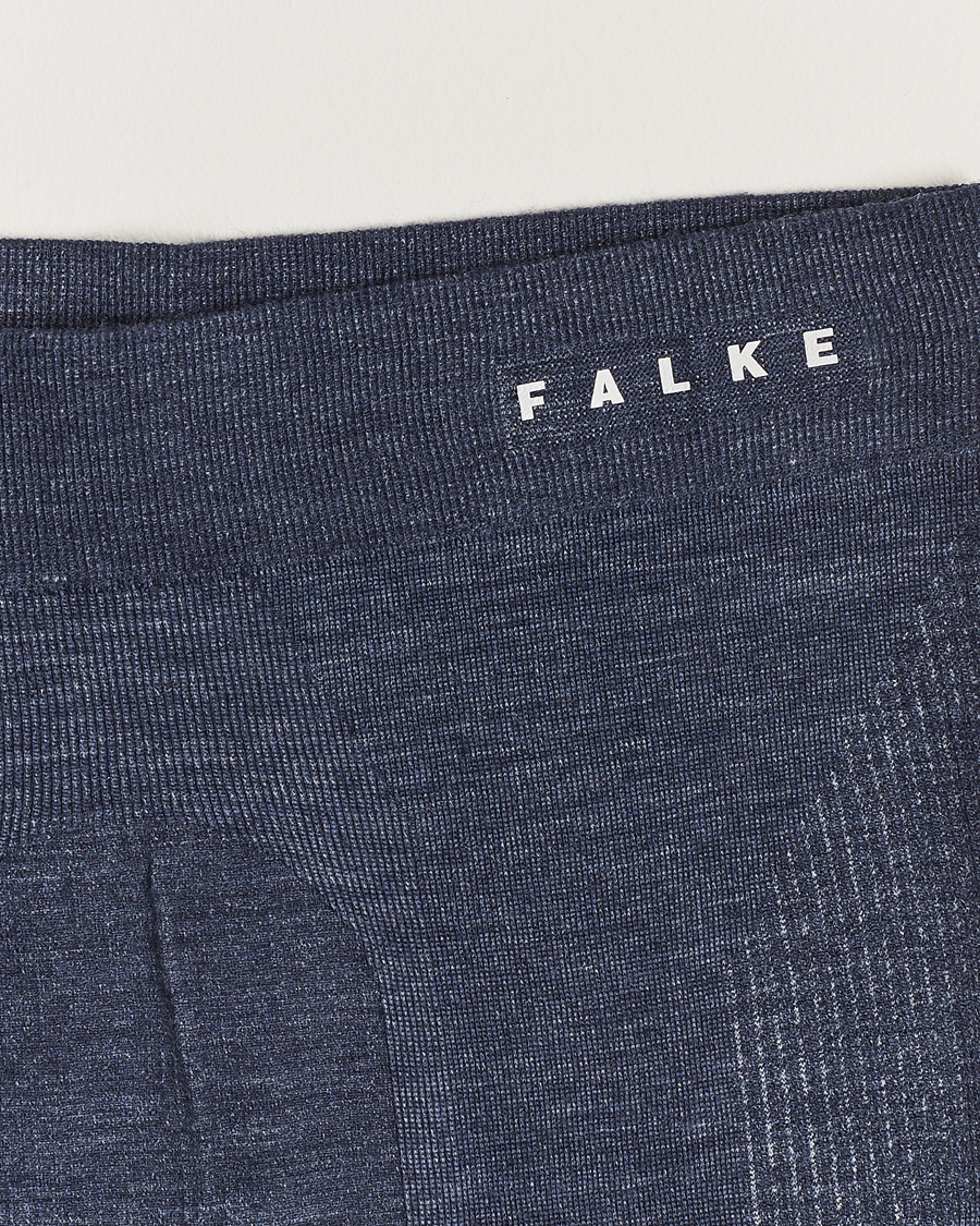 Men | Underwear & Socks | Falke Sport | Wool Tech Tights Space Blue