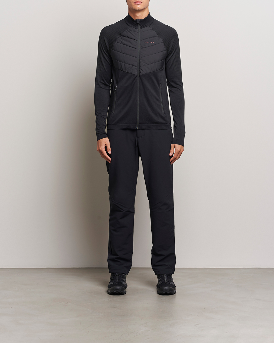 Men | Sweaters & Knitwear | Falke Sport | Running Jacket Black