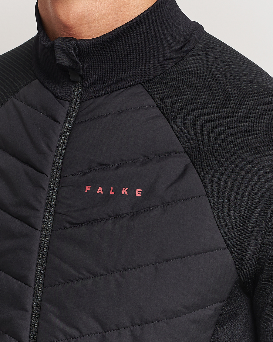 Men | Sweaters & Knitwear | Falke Sport | Running Jacket Black