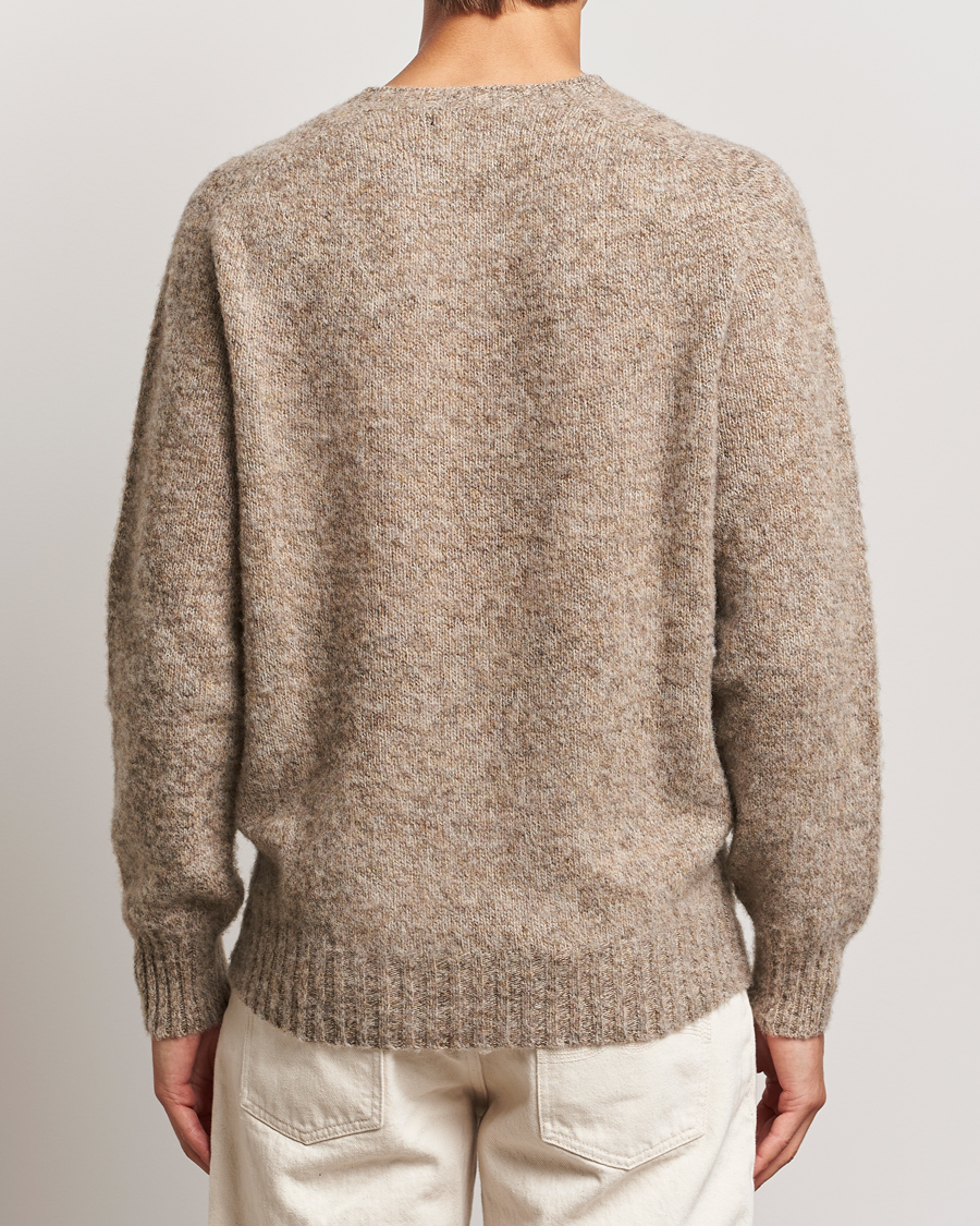 Men | Sweaters & Knitwear | Howlin' | Brushed Wool Sweater Mixed Shrooms
