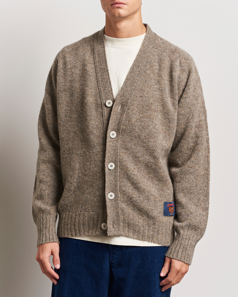 Men | Sweaters & Knitwear | Howlin' | Shaggy Bear Cardigan Reflection
