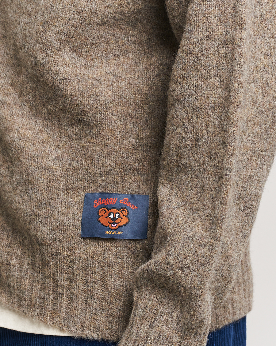 Men | Sweaters & Knitwear | Howlin' | Shaggy Bear Cardigan Reflection