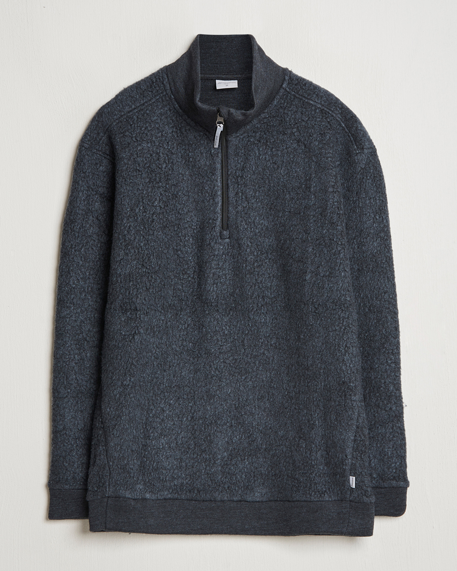 Men | Sweaters & Knitwear | Houdini | Alto Merino Half Zip True Black
