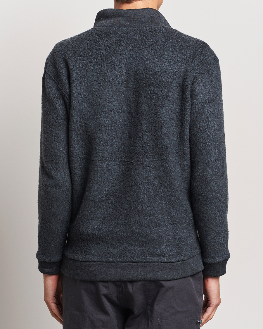 Men | Sweaters & Knitwear | Houdini | Alto Merino Half Zip True Black