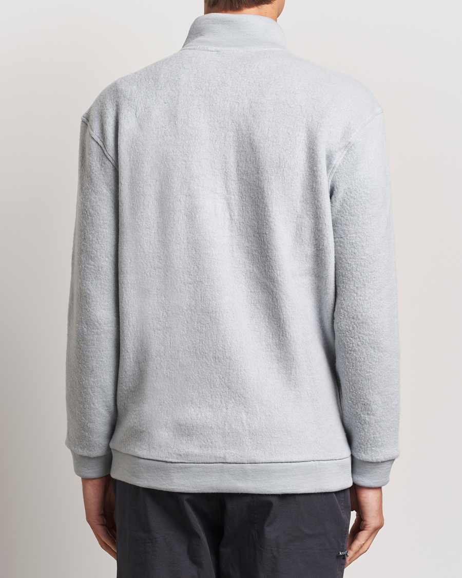 Men | Sweaters & Knitwear | Houdini | Alto Wool/Tencel Half Zip Cloudy Grey