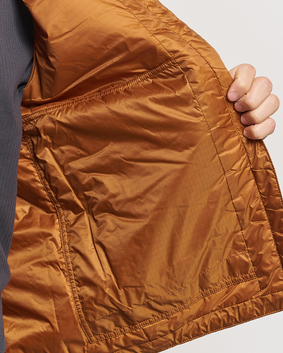 Men | Coats & Jackets | Houdini | Dunfri Primaloft Padded Vest Rust Brown