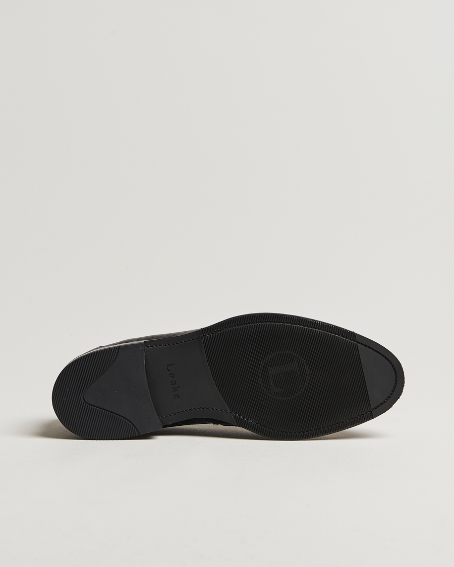 Men | Loafers | Loake 1880 | Imperial Grained Penny Loafer Black