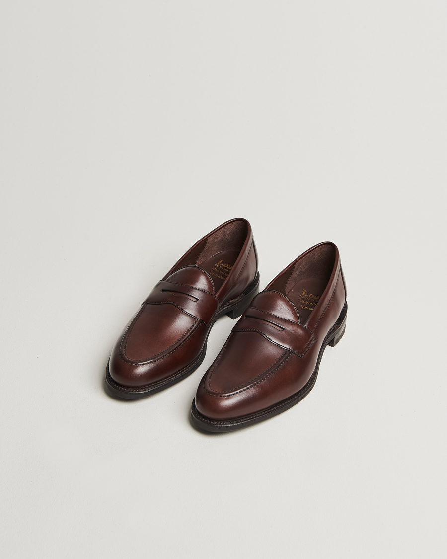 Men | Loafers | Loake Shoemakers | Imperial Penny Loafer Dark Brown