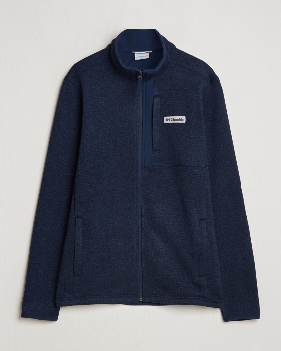 Men | Sweaters & Knitwear | Columbia | Sweater Weather Fleece Jacket Collegiate Navy