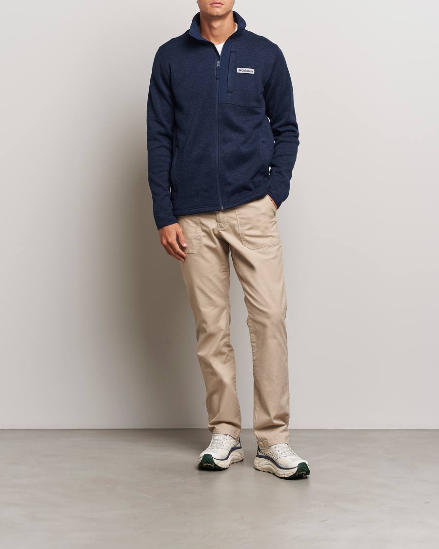 Men | Sweaters & Knitwear | Columbia | Sweater Weather Fleece Jacket Collegiate Navy
