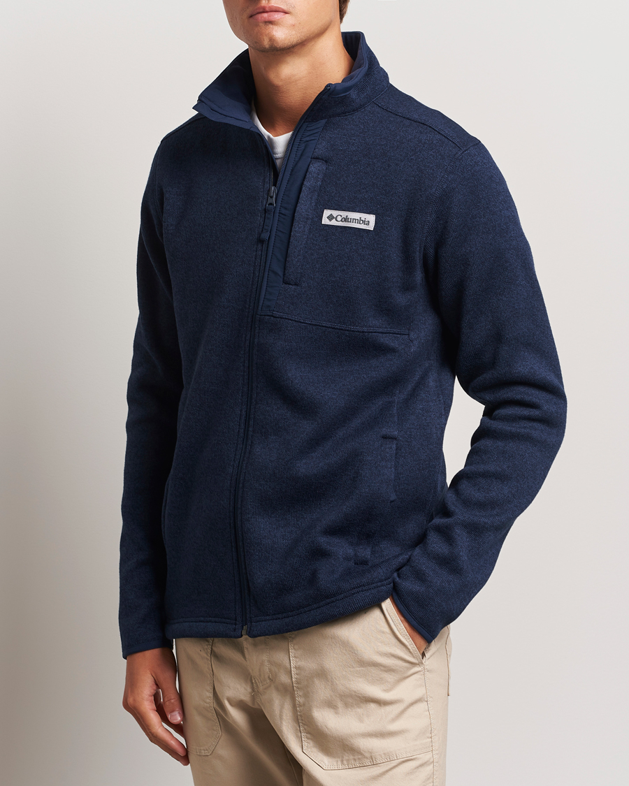 Men | Sweaters & Knitwear | Columbia | Sweater Weather Fleece Jacket Collegiate Navy