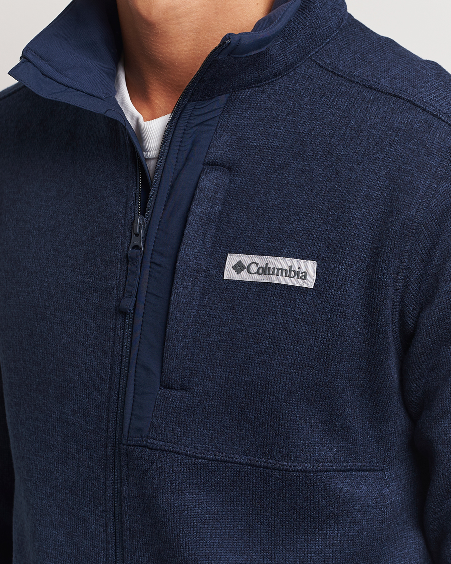 Men | Sweaters & Knitwear | Columbia | Sweater Weather Fleece Jacket Collegiate Navy