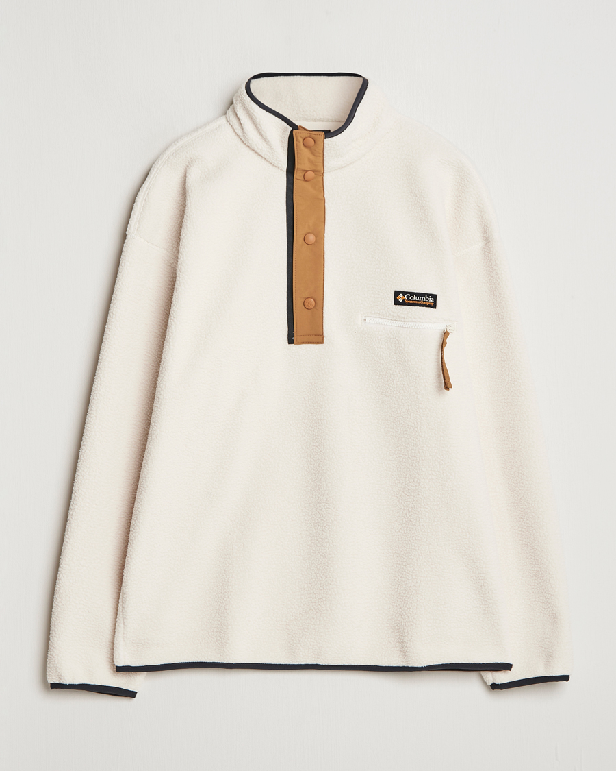 Men | Sweaters & Knitwear | Columbia | Helvetia Half Snap Fleece Chalk
