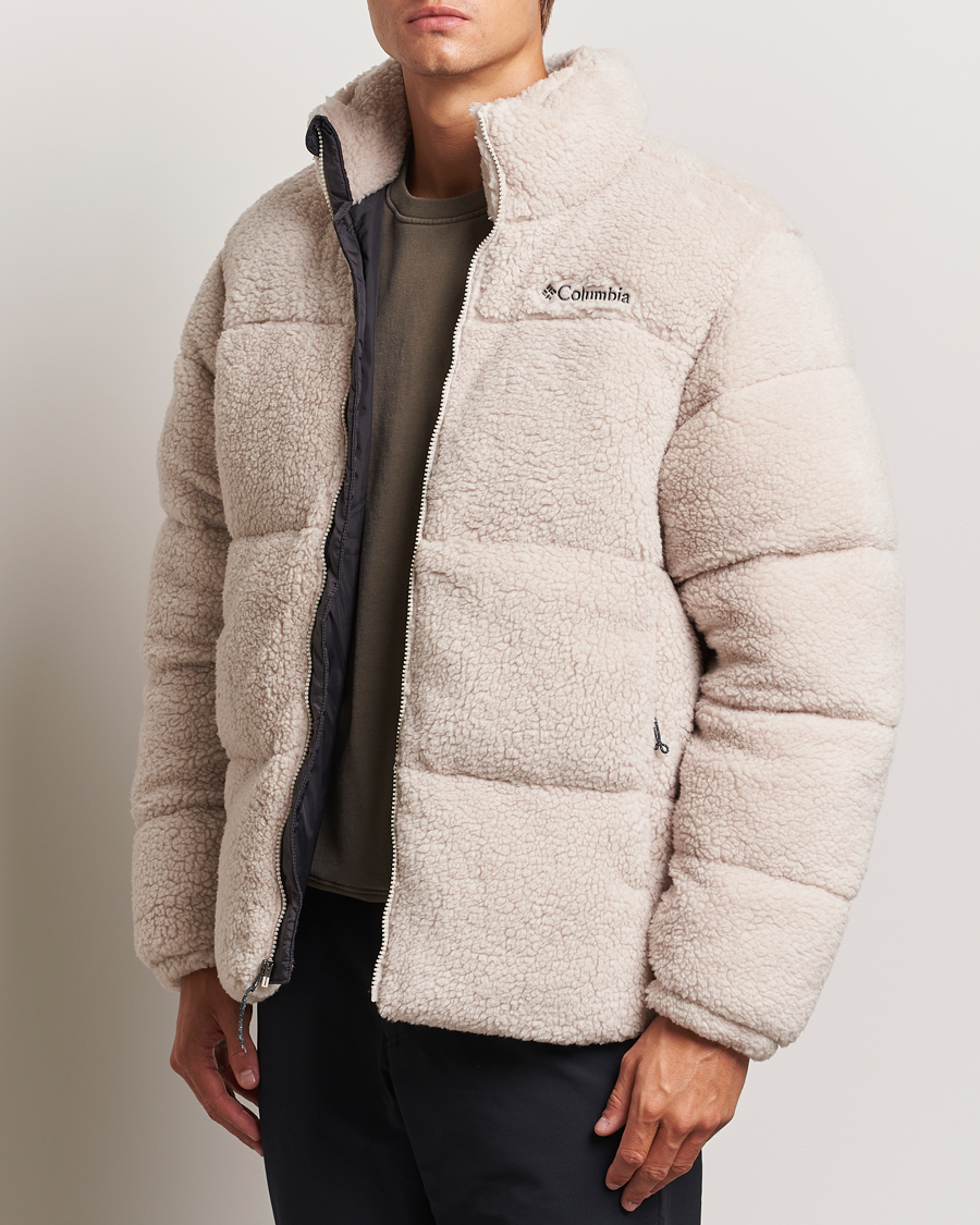 Men | Coats & Jackets | Columbia | Puffect Sherpa Jacket Dark Stone