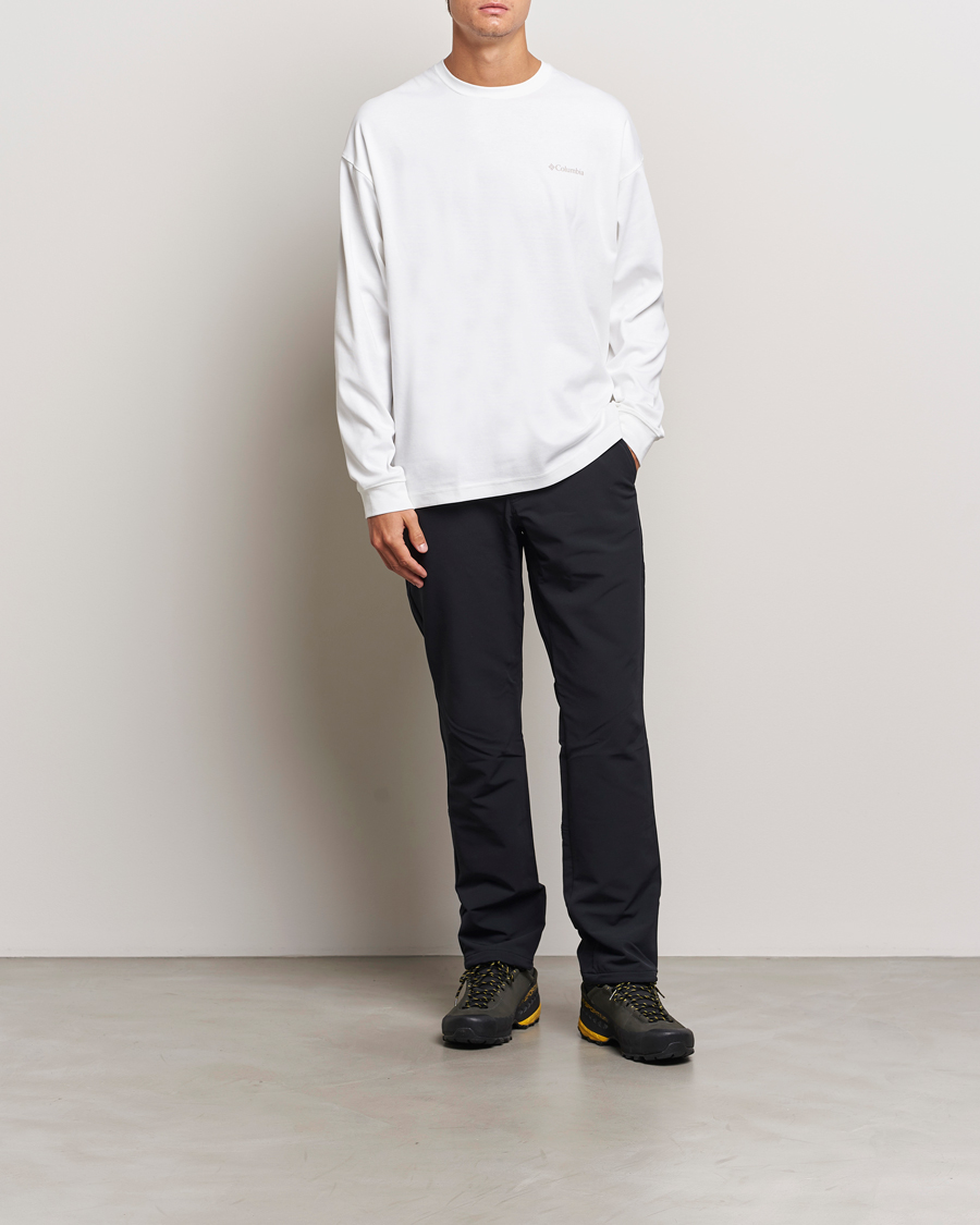 Men | T-Shirts | Columbia | Duxbery Relaxed Long Sleeve T-Shirt White