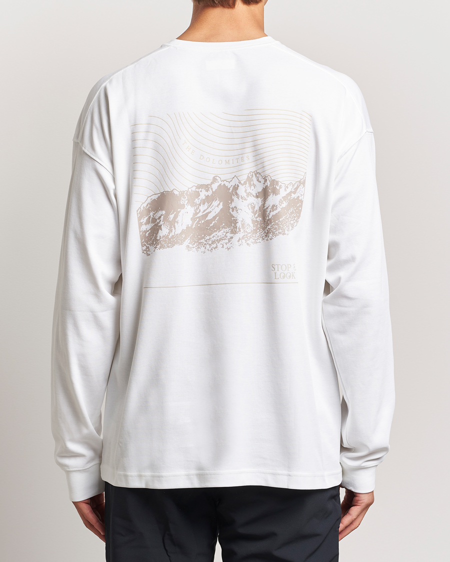 Men | T-Shirts | Columbia | Duxbery Relaxed Long Sleeve T-Shirt White