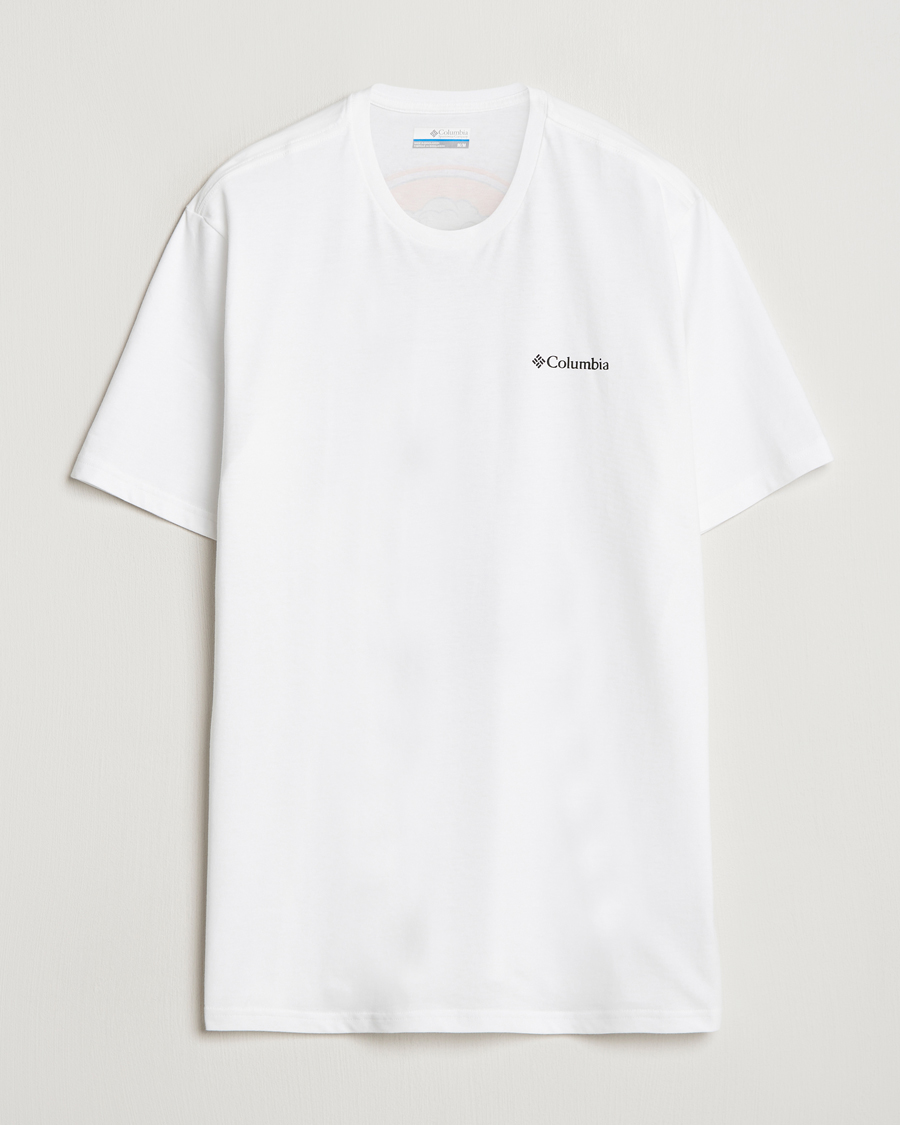 Men | T-Shirts | Columbia | Rockaway River Back T-Shirt White